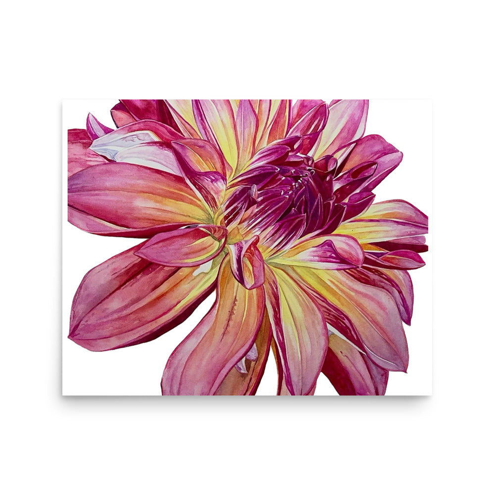 CARIBBEAN FANTASY dahlia Poster