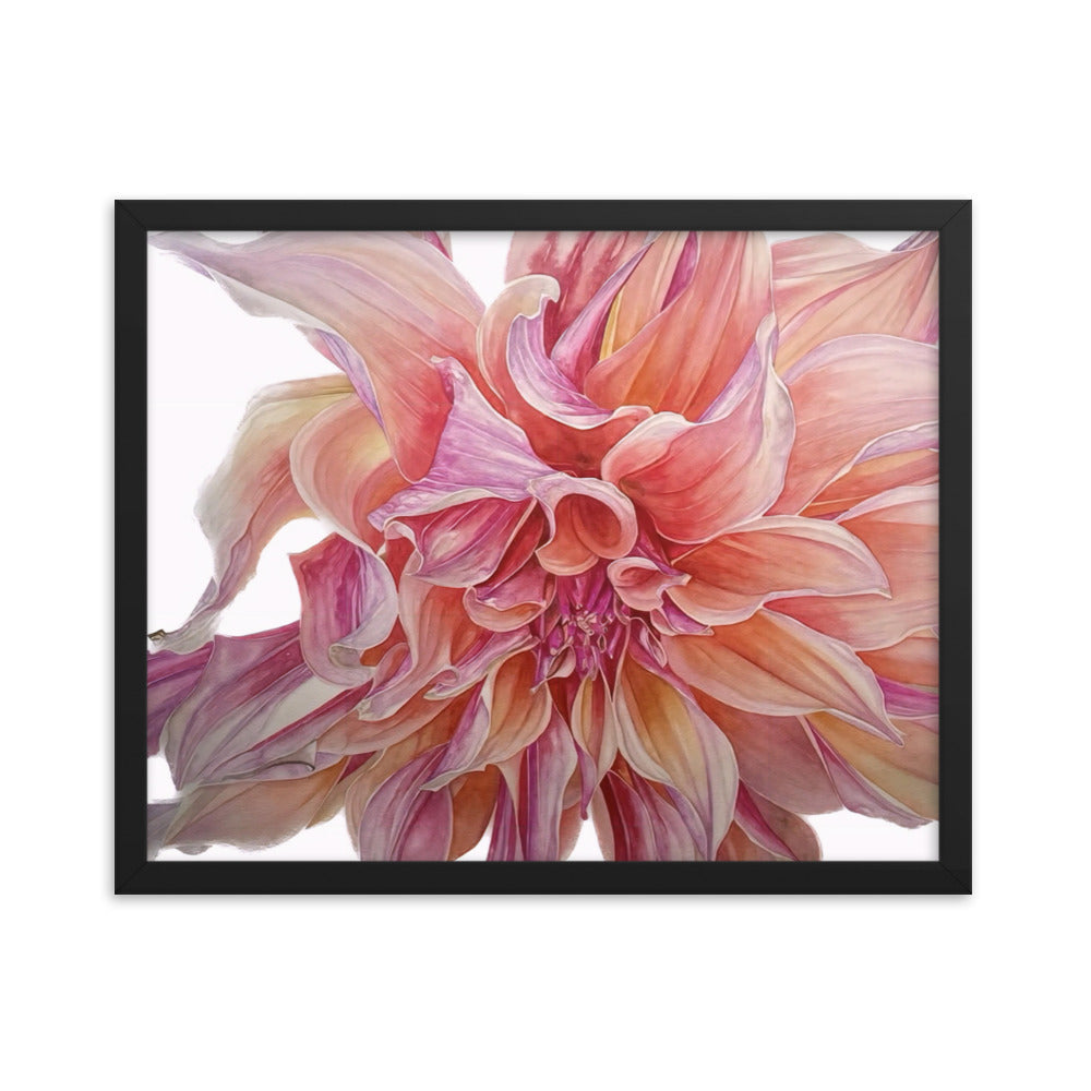 LABRYNTH dahlia Framed poster