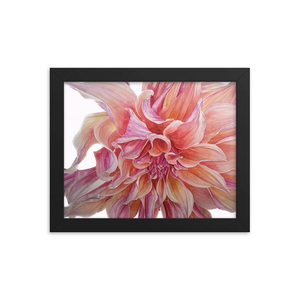 LABRYNTH dahlia Framed poster