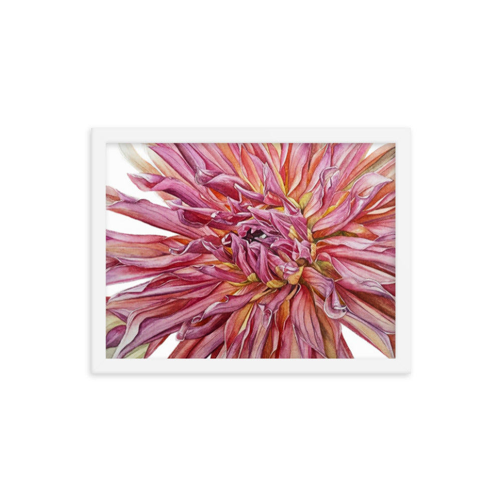 TYRELL dahlia Framed poster