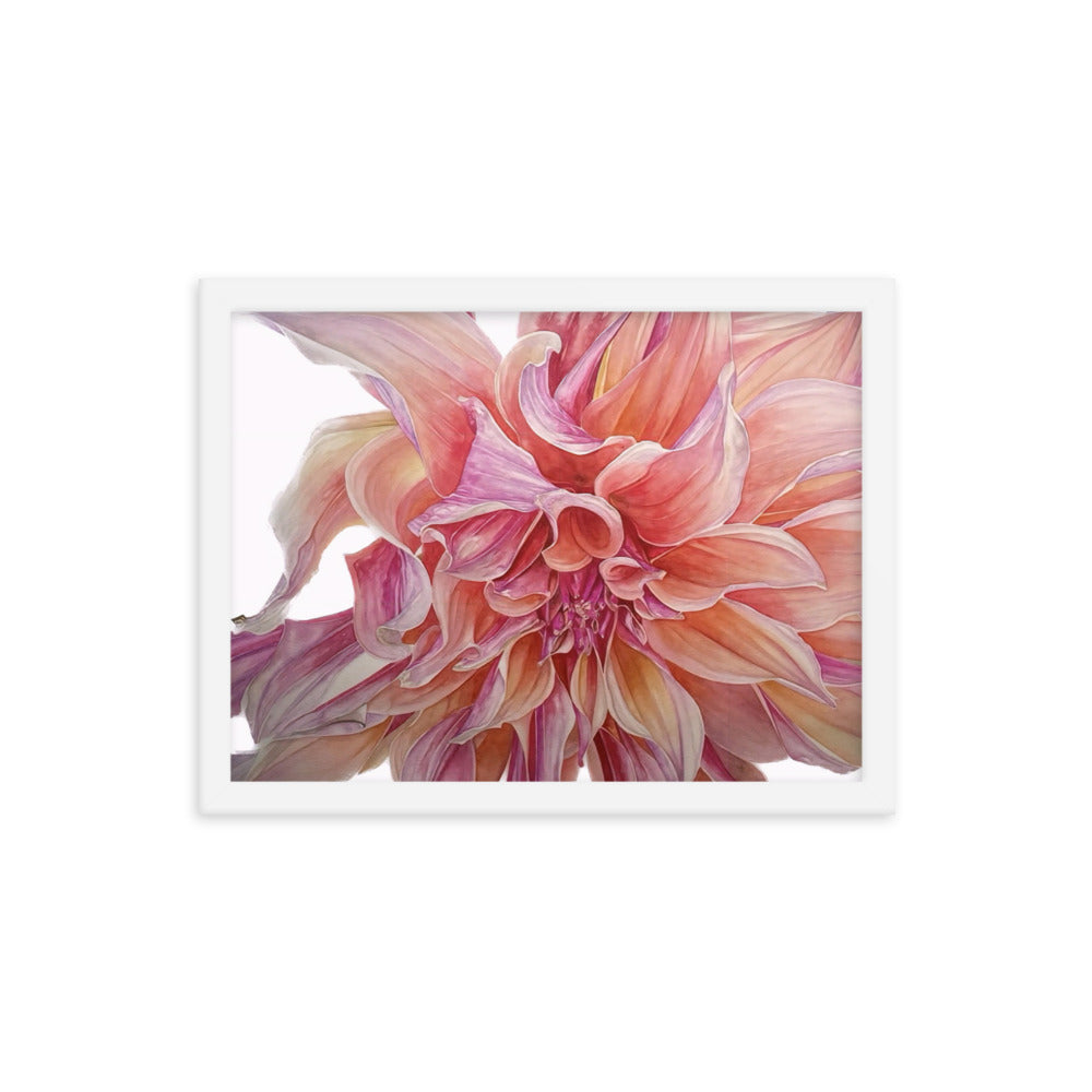 LABRYNTH dahlia Framed poster