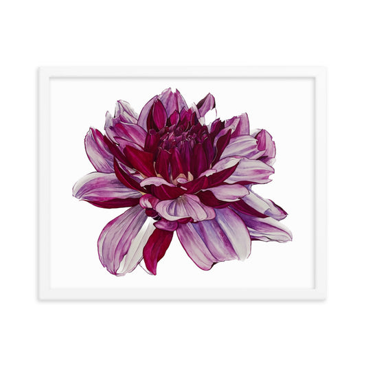 CREME DE CASIS dahlia Framed poster