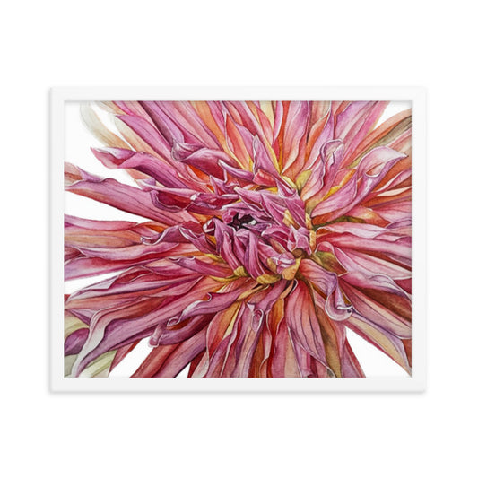 TYRELL dahlia Framed poster