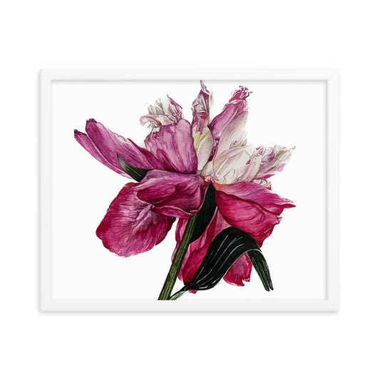 PEONY Framed poster
