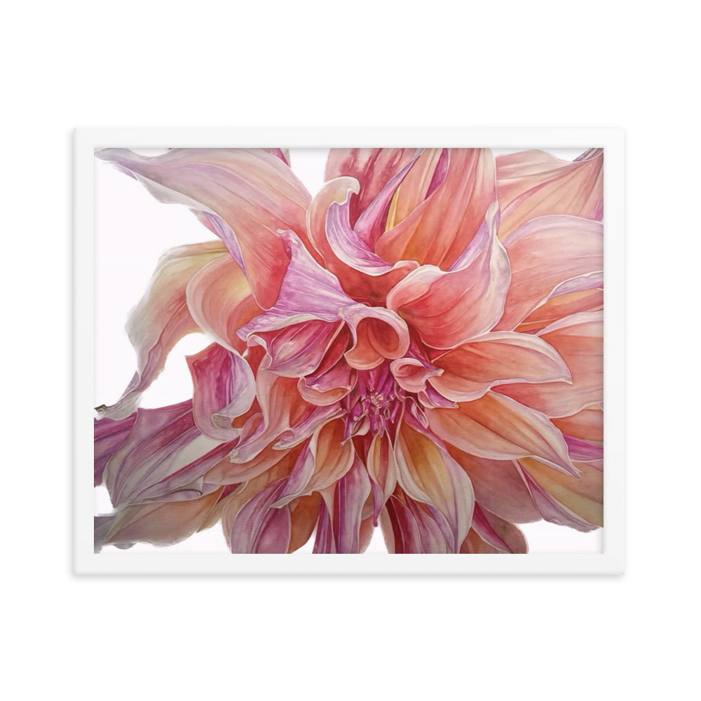 LABRYNTH dahlia Framed poster
