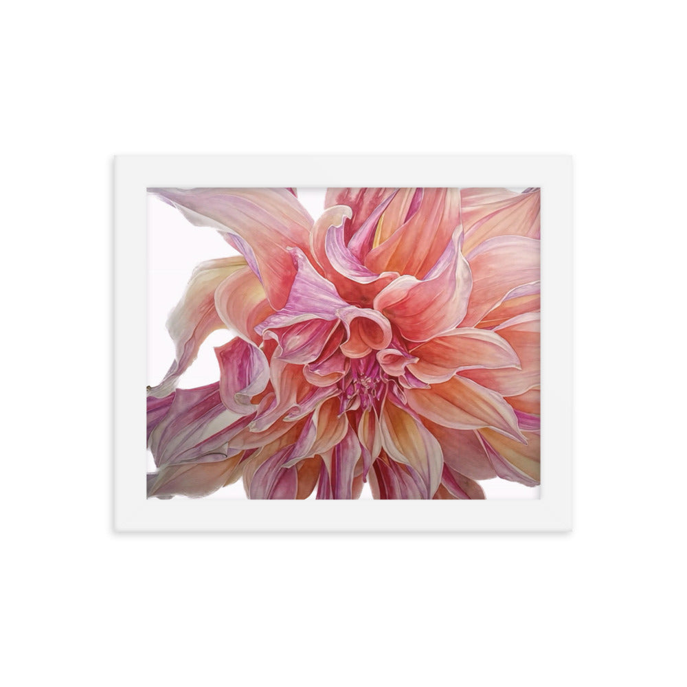LABRYNTH dahlia Framed poster
